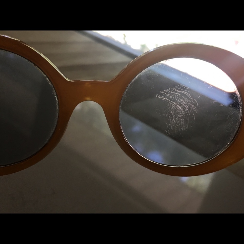 Rare 1960’s MOD Christian Dior yellow sunglasses - Picture 7 of 8